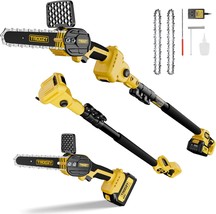 One 6-Inch Brushless Electric Rotatable Pole Saw With A Maximum Reach Of... - $154.97