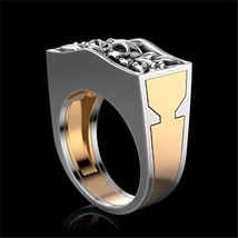 LETAPI 2021 New Gold Silver Color Colo Punk Vintage  Male Ring Cool Removable Ri - £7.71 GBP