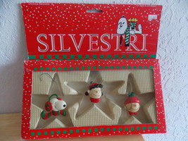 1990 Silvestri Peanuts Christmas Ornaments  - $25.00