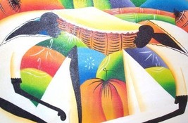 Signed A.E. African Caribbean Contemporary Art Painting - $2,454.49