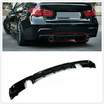 Front Splitter Spoiler Lip + Rear Diffuser For BMW F30 3Series M-Sport 2012-2018 - £219.91 GBP