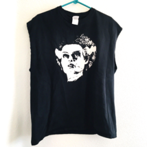 Vtg. Bride Of Frankenstein Monsters Movie Halloween XL Gildan Cut off Sleeves - £53.47 GBP