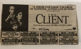 The Client Vintage Movie Print Ad  Tommy Lee Jones Susan Sarandon TPA10 - $5.93