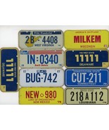 Cereal License plates 32 a few duplicates 70s 80s some slight rust on back - $47.85 CAD