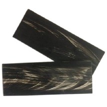 Buffalo Horn Natural Black with White Strips Knife Handle Blank Scale 1 ... - £19.15 GBP