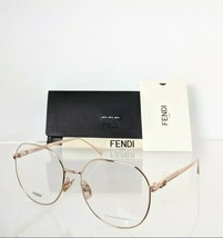 Brand New Authentic Fendi Eyeglasses 0454 DDB 59mm Rose Gold Frame 0454 - £113.94 GBP