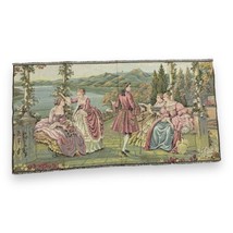 Royalty At Lake Como Victorian Courtship Madame Woven Tapestry 20x38” Fabric - £38.47 GBP