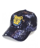 North Carolina A&amp;T Sequin Hat Women&#39;s HBCU Sequin  Baseball Hat Cap - £22.40 GBP