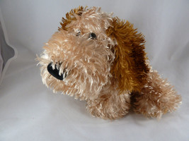 TY Beanie Buddies 2005 Perkins ? Shaggy shiny Dog Plush 12&quot; HTF Silky soft - £18.91 GBP