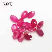 Real Natural Ruby Loose Gemstone 1 PC For Silver and Gold Mounting Diy Women Rin - £72.95 GBP