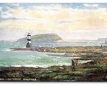 Penmon Lighthouse Beaumaris Wales UNP Raphael Tuck 9386 DB Postcard W8 - $6.96