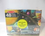 NEW 2-PACK Melissa &amp; Doug Jumbo Jigsaw Floor Puzzles Solar System &amp; Unde... - $34.64