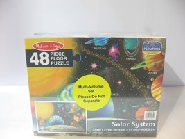 NEW 2-PACK Melissa &amp; Doug Jumbo Jigsaw Floor Puzzles Solar System &amp; Underwater - £27.08 GBP