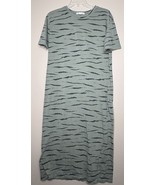 C&amp;C California T-Shirt Dress Women&#39;s Medium Knee Length Short Sleeve Green - $21.95 CAD