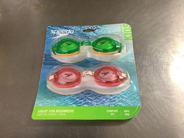 Speedo Kids&#39; 2pk Splasher Swim Goggles - Yellow/Coral - £8.73 GBP