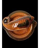 Vintage Sarreguemines Fish Service: French Faience Barbotine Plates, 1960s - $9,903.62 MXN