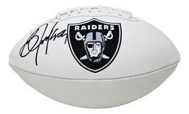 Bo JACKSON Signé Oakland Raiders Logo Football Bas ITP - £193.88 GBP