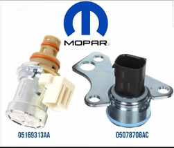 Dodge 62TE 3 PC KIT - ALL Solenoids w/ TCC & LPS Sensors 05078709AB 2006 UP OEM image 3