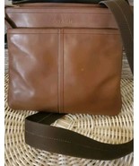 Coach Lexington Mens Crossbody Shoulder Bag Brown Leather Sueded Womens ... - €76,78 EUR