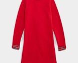 Vineyard Vines Girls&#39; Tartan Ruffle Sweatshirt Dress Red Velvet (Size 3T... - $69.00