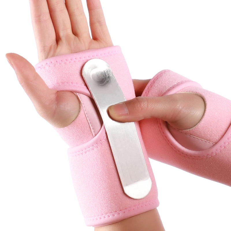 Sporting 1PCS Adjust Wristband Steel Support Wrist BrA Hand Wrap Protector Finge - £24.32 GBP