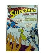 Superman Batman DC Comics Originals Action Comics 13&quot;x19&quot; Wooden Wall Ar... - £26.46 GBP