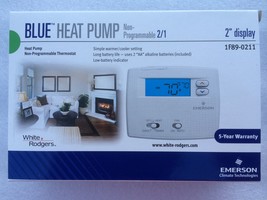 1F89-0211 Heat Pump Thermostat White-Rodgers ,Non-Programmable ,NEW - €40,15 EUR