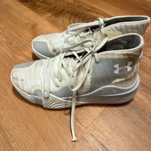 Men&#39;s Size 7 Under Armour Spawn Mid Basketball Shoes Athletic Micro Whit... - $40.00