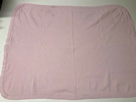 Garanimals Solid Pink Weave Baby Blanket 31X24 - £15.81 GBP