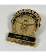 Houston Livestock Show And Rodeo Pin 1984 Youth Education Director Pin B... - $364.41 MXN