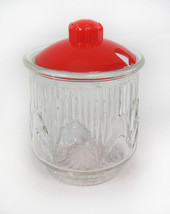 Vintage Art Deco Medco NYC Glass Sugar Bowl Jar - No Spoon - £14.01 GBP