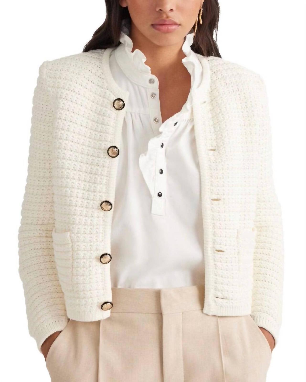 Ba&amp;sh gaspard button front cardigan size XL - £199.45 GBP