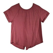 Athletic Works Womens Red Stretch Shirt with Slit Back Womens Size Large... - $338.57 MXN