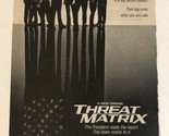 Threat Matrix Tv Series Print Ad Vintage James Denton Kelly Rutherford TPA2 - £4.72 GBP