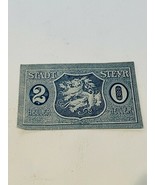 Zwanzig Heller paper money bank note bill 1921 Gutschein 20 Stadt Steyr ... - £23.31 GBP