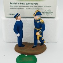 Dept 56 Ready for Duty, Queens Port 58579 Dickens Village Figures Naval ... - $14.50