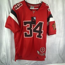 NWT Vintage Maryland Terrapins Football Jersey #34 Men&#39;s L Red Colosseum NEW - £58.55 GBP