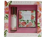 Sand + Fog Jasmine &amp; Cedarwood Parfum Roller and Bar Soap Set  - £19.63 GBP