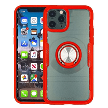 Magnetic CLEAR 360° Rotating Ring Case Cover for iPhone 12 MINI RED - £5.99 GBP