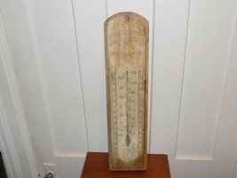 Vintage Domino Feeds Large Wood Thermometer - $118.80