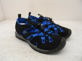 Northside Boy&#39;s Triple-T Burke Se Elastic Sandals Black/Blue Size 13Y - $28.49