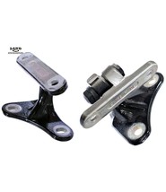 MERCEDES R230 SL-CLASS DRIVER/LEFT FRONT DOOR HINGE UPPER LOWER SET BLACK - $54.44