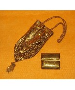 AUTHENTIC RARE WHITING & DAVIS DRAWSTRING STYLE PURSE WITH FREE MINI BILLFOLD - £219.82 GBP