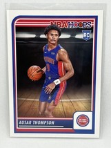 2023-2024 NBA Hoops Ausar Thompson RC Rookie 255 Base Detroit Pistons - £1.47 GBP