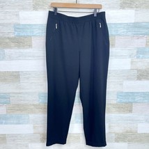 Chicos So Slimming Magique Tapered Ankle Pants Black High Rise Womens Medium 1.5 - $39.59