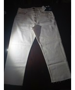 GAP Size 12 Cheeky Straight White Denim Jeans - $79.15