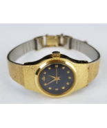 Seiko Ladies Watch 8Y21-0020 gold tone with black dial WORKS - €25,83 EUR