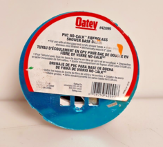 OATEY No-Caulk 2 In. PVC Shower Drain Round Snap-In Stainless Steel Drain Cover - £9.10 GBP