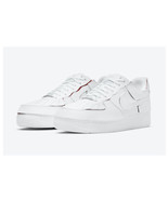 Authenticity Guarantee 
Nike Air Force One AF1 Low White Red Trim Shoes ... - £136.91 GBP