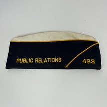 Vtg American Legion Hat 4th Public Relations 423 Sz 7 1/8 Made USA Garri... - $6.57